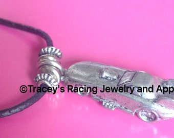 NHRA Nitro Funny car necklace auto drag racing jewelry