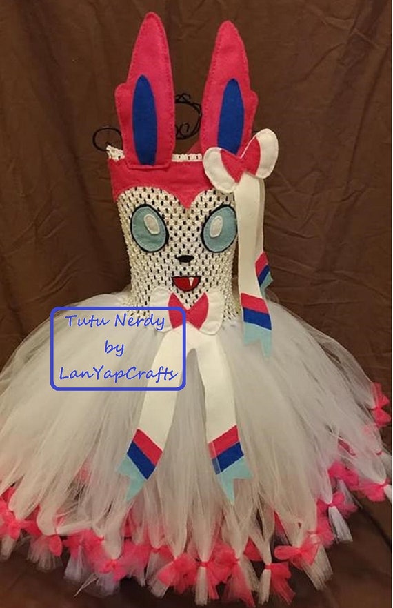 Sylveon Pokemon Go Cosplay Birthday Halloween Costume Baby Etsy Uk