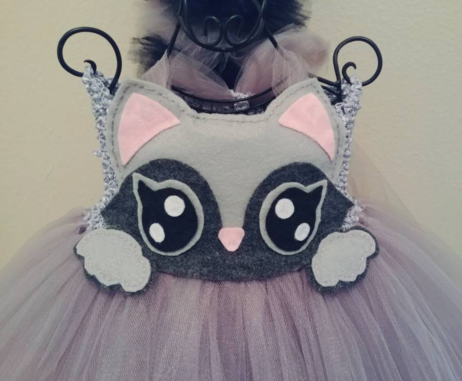 Raccoon Costume Raccoon Tutu Dress Baby Toddler Girls Etsy Norway