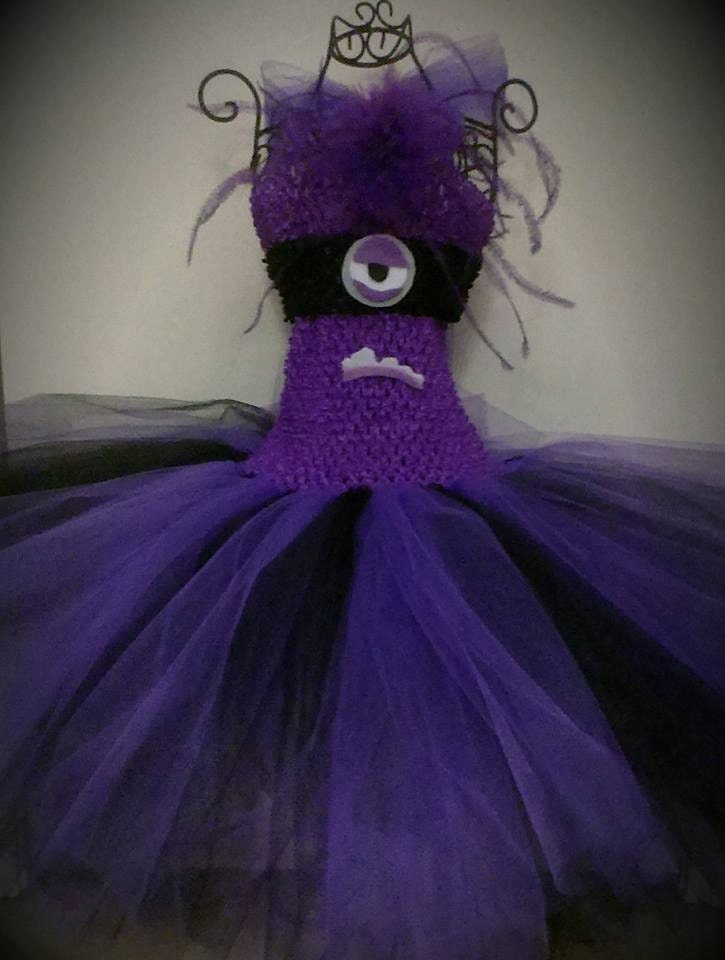 Purple Minion Tutu Dress: Girls Halloween Costume - Etsy