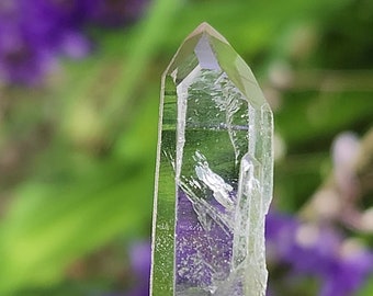 Starbrary Quartz Crystal- Corinto, Brazil- 5.2 cm Long- Inner Child, Star Maps, Chlorite Inclusions, Diamond Window, Pendant Crystal- EG14