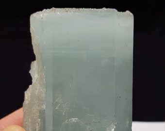 HUGE 226 Gram Aquamarine Crystal from Nagar Mines Pakistan- Great Hand Sized Piece- Palm Stone