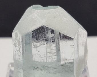 Beryl var. Aquamarine- from Shigar Valley, Pakistan- 6.4 Grams or 32 Carats- Beautiful Terminated Crystal- Light/Pale Blue- #10