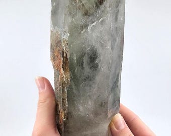 Massive, Outstanding Garden Quartz:  22.5 cm Long, Mina Zeca De Souza, Brazil, Partial Polish- ST1
