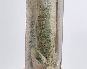 Shaman Quartz: 8.4 cm Long, Mina Zeca De Souza, Brazil- Deep Thumb Keys, Stacked Records, Partial Polish- ST27