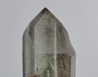 Shaman Quartz, Mina Zeca De Souza, Serra Do Cabral Brazil- Stands On End, Etched Empath- 6.4 cm Long- Partial Polish- ST33