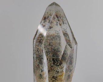 High Luster Garden Quartz, Mina Zeca De Souza, Serra Do Cabral Brazil- Multiple Mineral Scenes, Vivid- 10.7 cm Long- Partial Polish- ST31