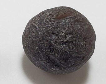 Colombianite from the Cauca River, Colombia- 17.5 Grams- Rounded Spherical, Deep Grooves- Translucent- E8