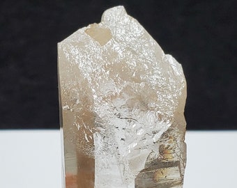 Starbrary Quartz Crystal, 'Golden Healer' - 7.5 cm Long- Corinto, Brazil- Beautiful Luster, Shovel Face, Self Healed, Empathic- GR8