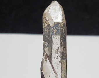 Slender Laser Quartz Crystal- 5.2 cm Long- Gouveia, Brazil- Diamond Windows, Multi-window Terminations, Unpolished, Mother Child- LG3