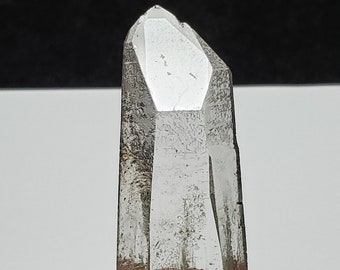 Phantom Chlorite Starbrary Quartz Crystal- 8 cm Long- Corinto, Brazil- Palm Crystal, Museum Quality Clarity, 'Sirius Crystal'- CQ12