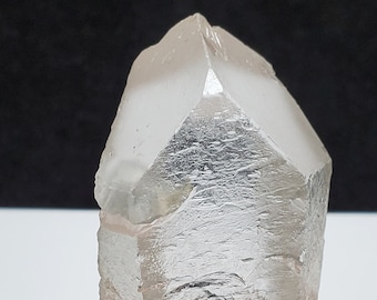 Dissolution Quartz Crystal 3.1 inch or 8 cm Long- Serra Do Cabral Mountains, Brazil- Empathic, Deep Etched Cavern, 'Ice Quartz'- HD3
