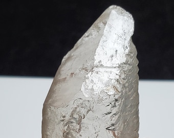 Hydrothermal Etched, Dissolution Quartz Crystal- 5.4 cm Long- Serra Do Cabral Mountains, Brazil- Empathic, Stands- HD8