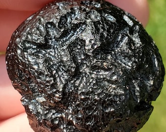 Tektite- Amazing  'Anda' Style Markings, Classic Y-Grooves, "Rodent Chew" Marks- 25 Grams- #4- from Thailand