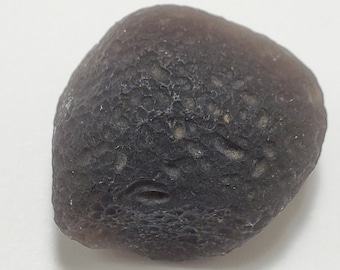 Cintamani Saffordite 16.1 Grams- "Cintamani Stone" Safford Arizona USA- Black Surface, Unique Shape, Perfect Palm Stone- Translucent- AB5