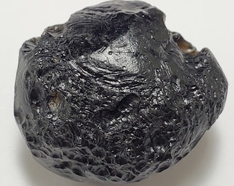 Tektite from Thailand- 26.3 Grams- Thailandite, Indochinite- Deep Intricate Texture, Unique Shape- TW2