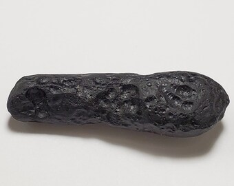 Tektite from Thailand- 30.2 Grams- Thailandite, Indochinite- Elongated Bar like Shape, Great Hand Stone- TW6
