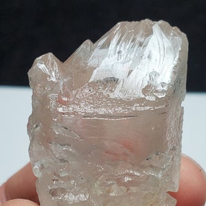 Hydrothermal Etched, Dissolution Quartz Crystal- 43.1 Grams, 4.1 cm Long- Serra Do Cabral Mountains, Brazil- Rare, Nirvana, Corroded- HD16