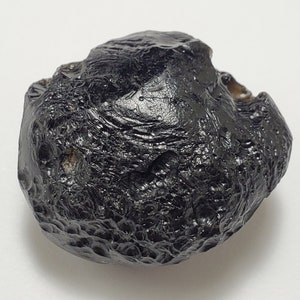 Tektite from Thailand- 26.3 Grams- Thailandite, Indochinite- Deep Intricate Texture, Unique Shape- TW2