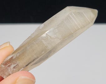 Smokey Lemurian Quartz: 5.8cm Long Corinto, Brazil- Starbrary Markings, Record Keepers- N2