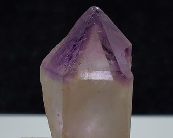 Dreamcoat Amethyst Crystal Small Point From Goiás Brazil- Empathic, Excellent Color Zoning- Mystic Flame Amethyst Phantom- PA8