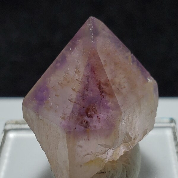 Dreamcoat Amethyst Crystal Point From Goiás Brazil- Excellent Color Zoning- Mystic Flame Amethyst Phantom- PA4