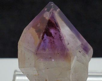 Dreamcoat Amethyst Crystal Small Point From Goiás Brazil- Amazing Color Zones- Mystic Flame Amethyst- PA24