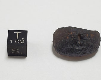 Saffordite 7.3 Grams- "Cintamani Stone" Senora Desert Arizona, USA- Deep Worm Grooves, Highly Textured, Small Chip- Highly Translucent- SH16