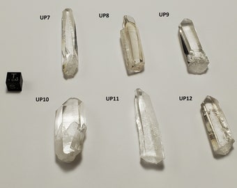 You Select 1 Starbrary Quartz Crystal- Corinto, Brazil- World Class Optical Clarity, Gorgeous Glyph Record, Water Clear- (UP7-12)