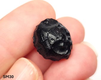 Select One Billitonite Tektite: 'Batu Satam', Belitung Island, Indonesia- 2.4-3.2gram, Rare Find- SM(25- 30)