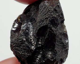 Tektite from Thailand- 10 Grams- Thailandite, Indochinite- Deep Grooves and Texture- TZ9
