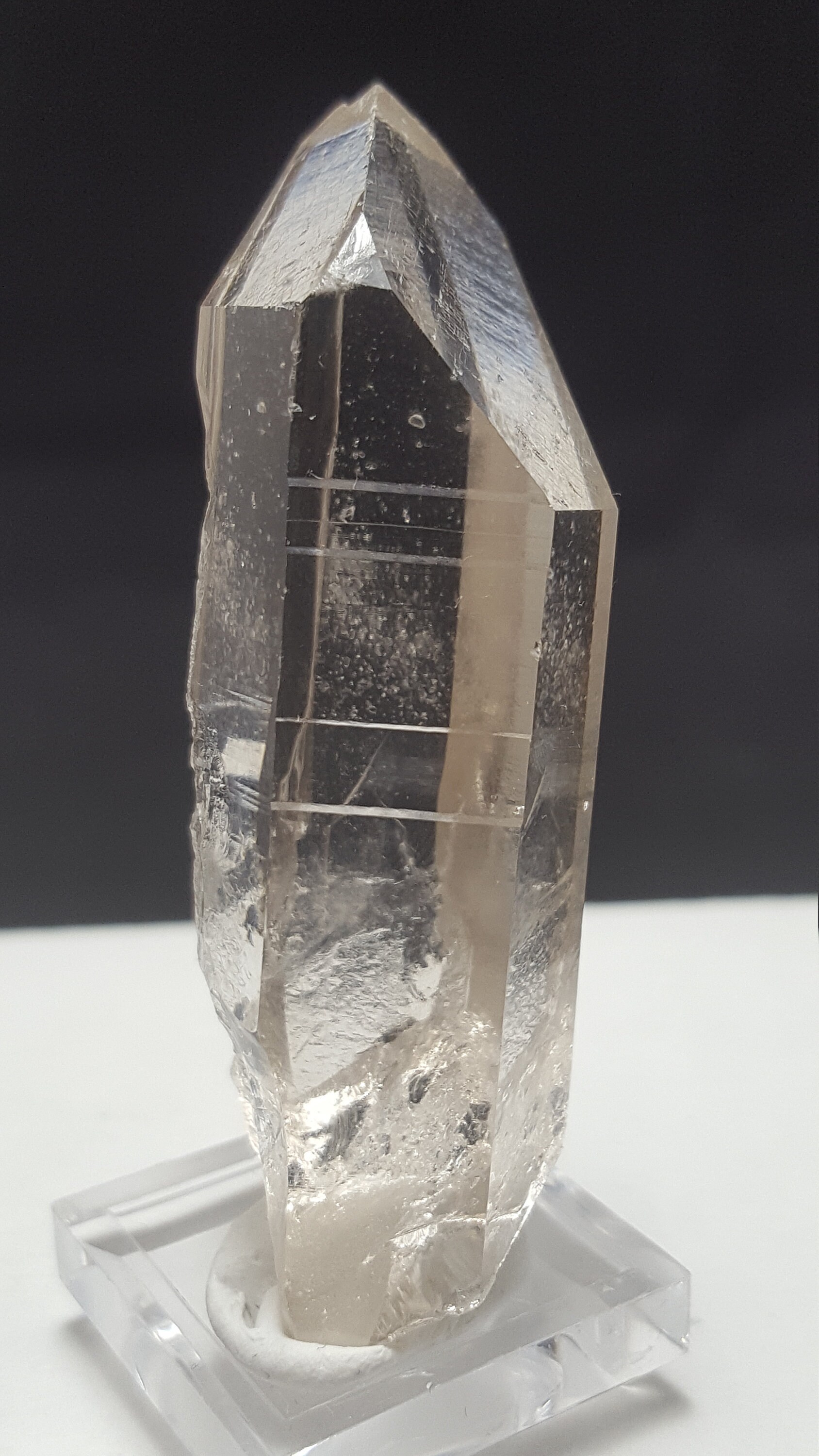 2 Inch, 24 Grams Optical Quartz Crystal from Arkansas, USA, Water