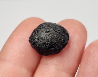 Australite Tektite, South Australia: 2.5 gram Australasian Impact- Core Shape, Highly Textured- D2