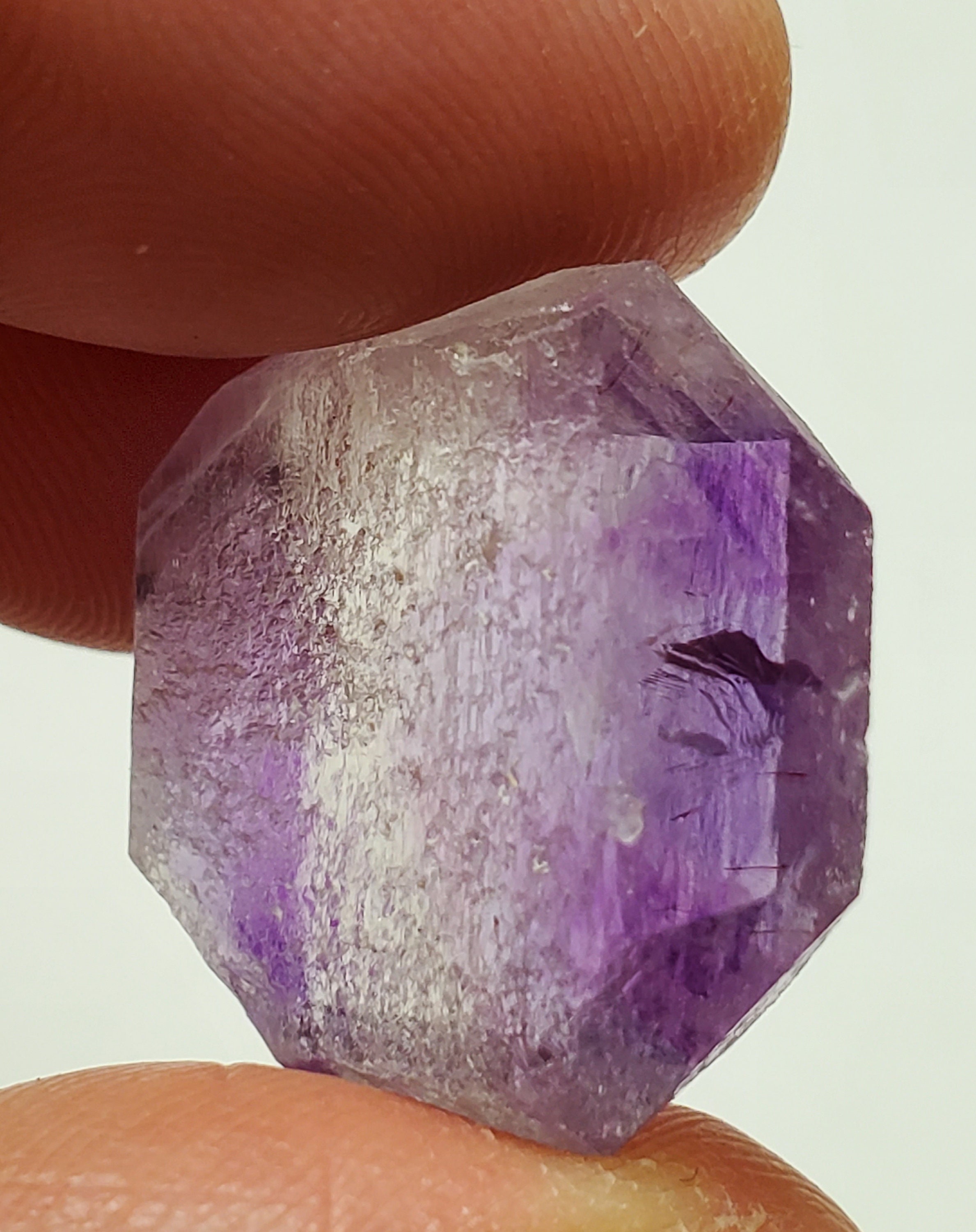 RESERVED 7.4 Grams Beautiful 'Hour Glass' Amethyst Crystal Tata
