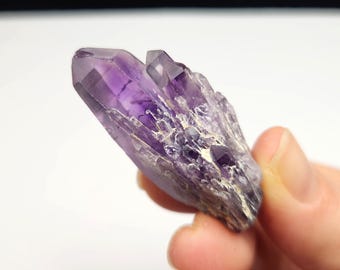 Natural Amethyst Crystal: 5cm or 2in long Tutu Cliffs Nigeria- Gorgeous Cluster Bouquet- NA15