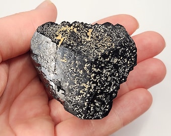 Large Black Tourmaline Crystal- Erongo Namibia- 4cm Tall, 176.2grams- Geometric Etchings, Mineralized Terminated Display Specimen- BL7