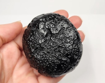 Tektite from Thailand: 155.5 Grams- AAA Quality Museum Grade, Anda Style Texture- TU9