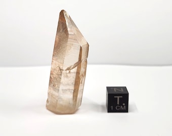 Tangerose 'Tiger Stripe' Quartz: 2in or 5cm Long, Corinto Brazil, Stands, Activation, Rainbow Mirror- TE11