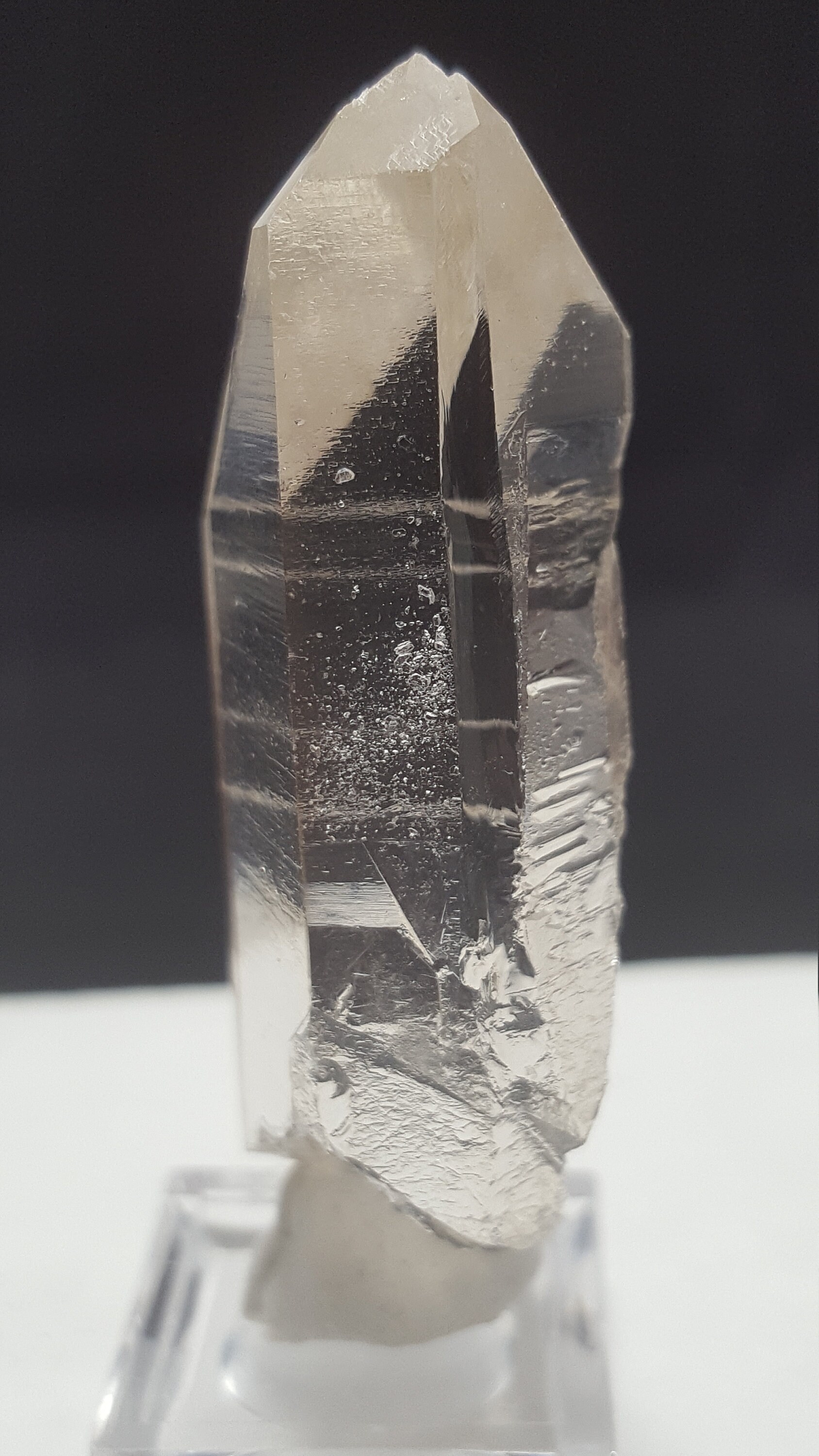2 Inch, 24 Grams Optical Quartz Crystal from Arkansas, USA, Water