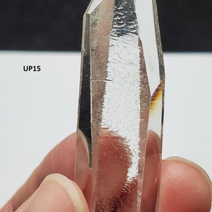 You Select 1 Starbrary Quartz Crystal Corinto, Brazil World Class Optical Clarity, Gorgeous Glyph Record, Water Clear UP13-UP18 image 7