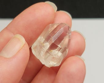 Topaz Crystal from Akwanga Nigeria- 2.3cm long 10.9gram- Silky Feel, Lustrous, Trigon Record Keepers-#6