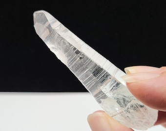 Optical Lemurian Quartz Penas Blancas Mine Colombia: 6.8cm or 2.7in long- AA5