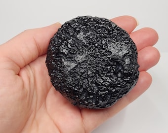 Large Tektite from Thailand: 162.6 Grams- Thailandite, Indochinite Top Quality Anda like Texture- TU14