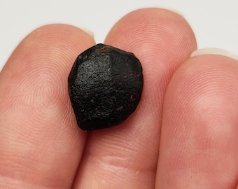 Australite Tektite, South Australia: 1.1 gram Australasian Impact- Semi Flat Drop Shape- D21