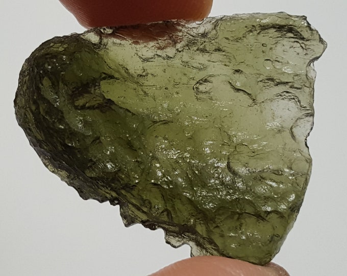 Featured listing image: 5.3 Grams or 26.5 Carats Moldavite- Czech Republic Maly Chlum- Moldavite Tektite - Raw, Natural, Beautiful Texture - Synergy Stone- LMC 41