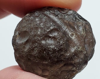 Colombianite from the Cauca River, Colombia- 9.5 Grams- Beautiful Texture and Surface, Slight Sheen- Highly Translucent- E44