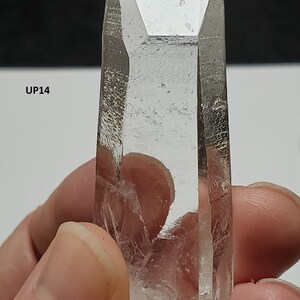 You Select 1 Starbrary Quartz Crystal Corinto, Brazil World Class Optical Clarity, Gorgeous Glyph Record, Water Clear UP13-UP18 image 5