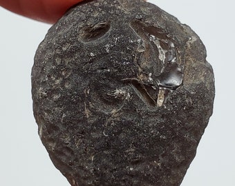 Cintamani Saffordite 8.6 Grams- "Cintamani Stone" Senora Desert Arizona, USA- Small Chip, Weathered, Flat- Translucent- SH35