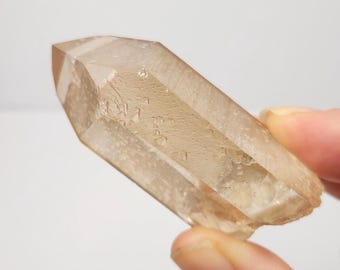 Tangerose 'Tiger Stripe' Quartz: 2.5in or 6.4cm Long, Corinto Brazil, Dow, Trigonic Record- TE1