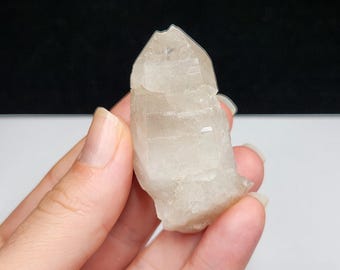 Lemurian Quartz Ural Mountains Russia: 5.5cm or 2.1in Long- Self Healed, Milky 'Sacred Scribe'- #29